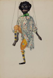 Marionette - "Topsy", c. 1936. Creator: Joseph Shapiro.