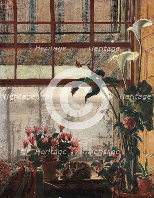 The Thames from Cheyne Walk, 1875. Creator: Boyd, Alice (1823-1897).