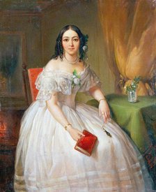 Portrait of Sophia Nikolayevna Karamzina (1802-1856), 1840s.