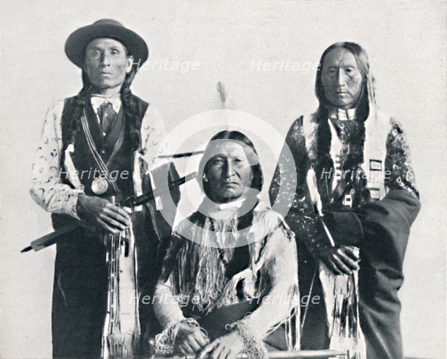 A Group of Algonquins, 1912. Artist: Robert Wilson Shufeldt.