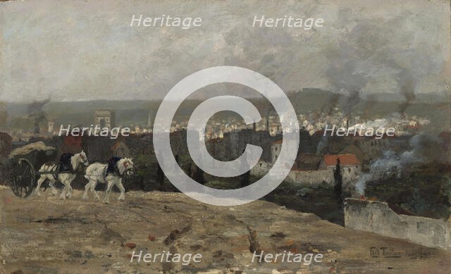 Parisian View, 1879. Creator: Frits Thaulow.