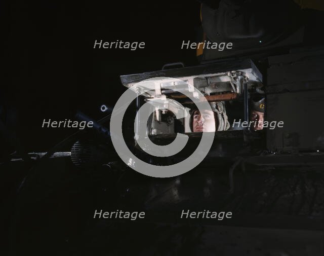 Light tank, Ft. Knox, Ky., 1942. Creator: Alfred T Palmer.