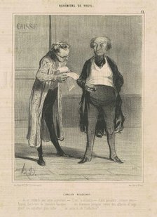 L'ancien négociant, 19th century. Creator: Honore Daumier.