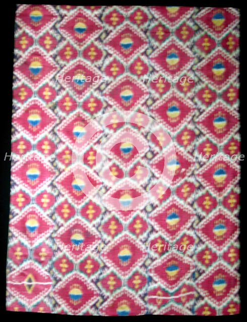 Wall Hanging Composed of Five Panels, Uzbekistan, 1850/75. Creator: Unknown.