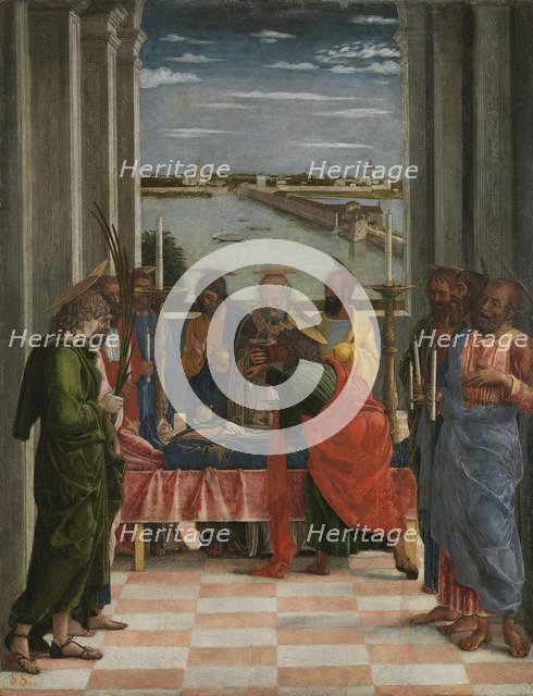 The Death of the Virgin. Artist: Mantegna, Andrea (1431-1506)