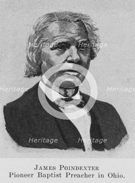 James Poindexter; Pioneer Baptist preacher in Ohio, 1921. Creator: Unknown.