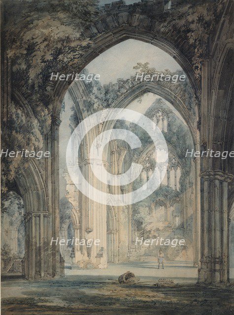 Transept of Tintern Abbey, Monmouthshire, c1794. Artist: JMW Turner.