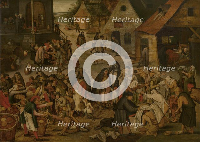 The Seven Acts of Mercy, c1580-1630. Creator: Pieter Brueghel the Younger.