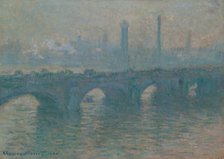 Waterloo Bridge, Gray Weather, 1900. Creator: Claude Monet.