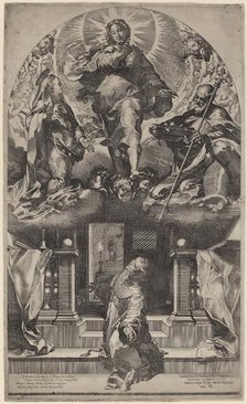 Vision of Saint Francis, 1581. Creator: Federico Barocci.