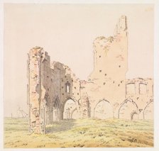 Monastery ruin Eldena near Greifswald , 1814. Creator: Friedrich, Caspar David (1774-1840).