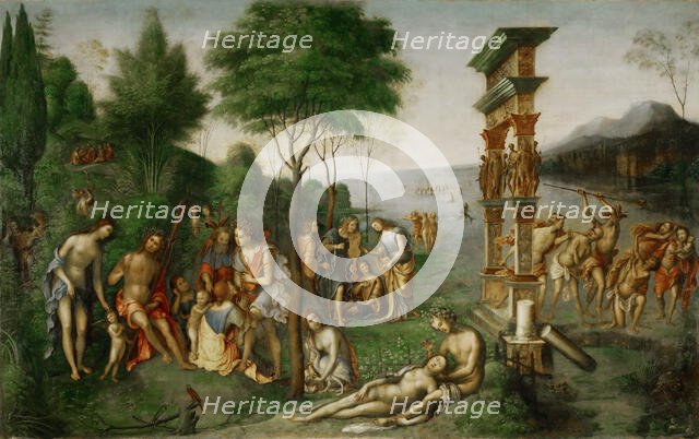 The Reign of Comus, Between 1506 and 1511. Creator: Costa, Lorenzo (1460-1535).