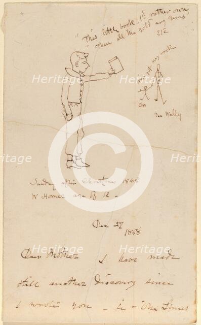 Sunday after Christmas 1848, 1868. Creator: Winslow Homer.