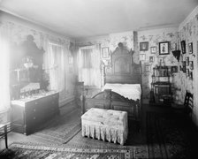 Douglas residence, bedroom with bureau & bookshelves, Detroit, Mich., between 1905 and 1915. Creator: Unknown.