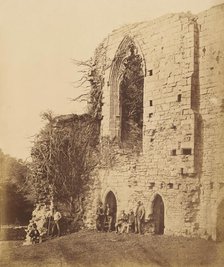 Easby Abbey. From the East, 1850s. Creator: Joseph Cundall.