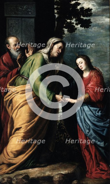 The Visitation. Artist: Pereda y Salgado, Antonio, de (1611-1678)