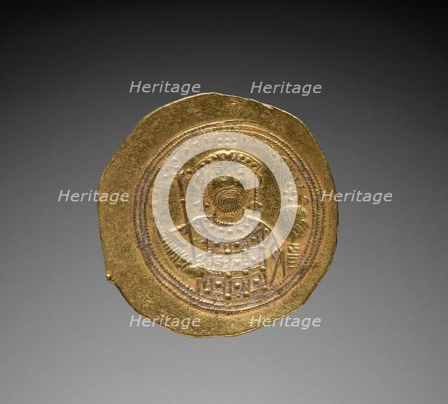 Nomisma with Constantine IX Monomachus (reverse), 1042-1055. Creator: Unknown.