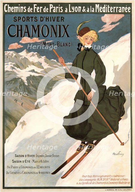 Chamonix Mont Blanc, 1905. Artist: Faivre, Abel (1853-1945)
