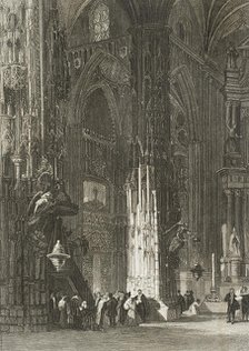 Jerez de la Frontera Cathedral, Province of Cadiz, Andalusia, Spain, 1853. Creator: Antonio Roca Sallent.