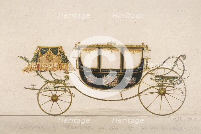 Civic carriage of Lord Mayor William Hunter, 1851. Artist: J Gilfoy