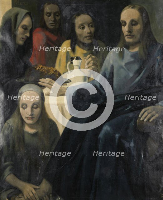 The washing of the feet, 1935-1943.  Creator: Han van Meegeren.