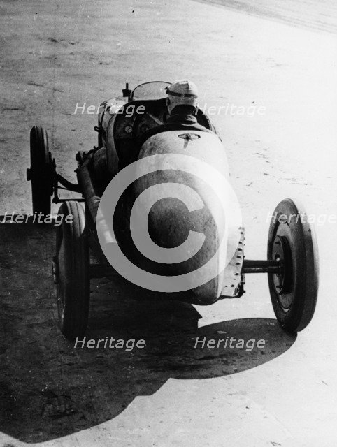 Pietro Bordino driving away in a 2 litre Fiat, 1924. Artist: Unknown