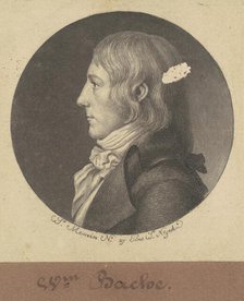 William Bache, 1797. Creator: Charles Balthazar Julien Févret de Saint-Mémin.