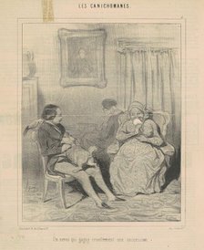 Un neveu qui gagne cruellement une succession, 19th century. Creator: Honore Daumier.