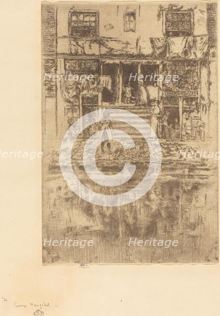 Steps, Amsterdam, 1889. Creator: James Abbott McNeill Whistler.
