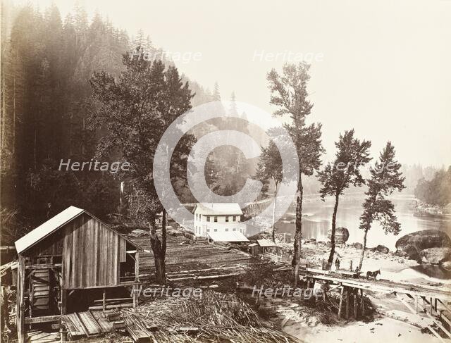 Eagle Creek, Columbia River, 1867. Creator: Carleton Emmons Watkins.