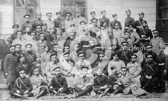 Russian Army officers - Pawlowski Reg't, between c1914 and c1915. Creator: Bain News Service.