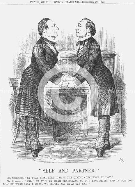 Self and Partner, 1873. Artist: Joseph Swain