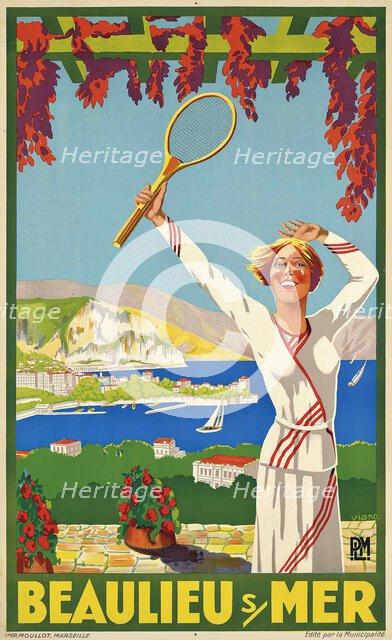Beaulieu sur Mer, c. 1925. Creator: Viano (active 1920s-1930s).