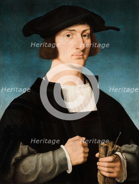 Portrait of a Young Man, c1520. Creator: Cleve, Joos van (ca. 1485-1540).