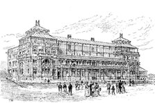 The new pavilion at Lord’s Cricket Ground, 1890. Creator: Unknown.