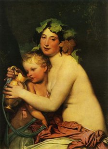 'Amor and the Bacchante', 1828, (1965).  Creator: Fyodor Bruni.