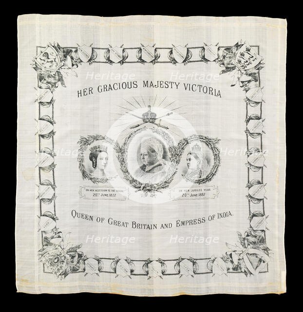 Scarf, British, 1897. Creator: Unknown.