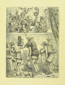 Host welcoming guests, 1885.  Creator: Henry G. Wells.