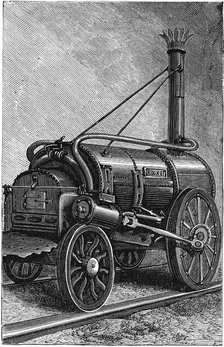 George Stephenson's locomotive 'Rocket', 1829 (1892). Artist: Unknown