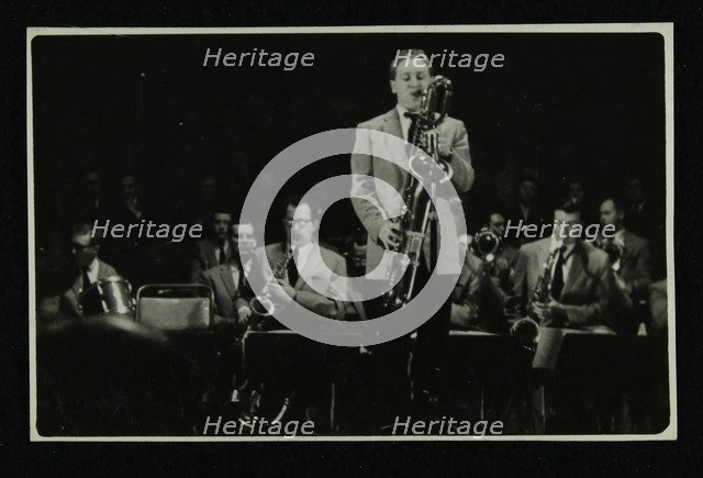The Stan Kenton Orchestra in concert, 1956. Artist: Denis Williams