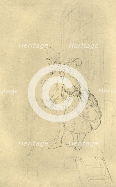 'Treten Sie ein, meine Herrschaften!', mid-late 19th century, (c1924).  Creator: Carl Spitzweg.