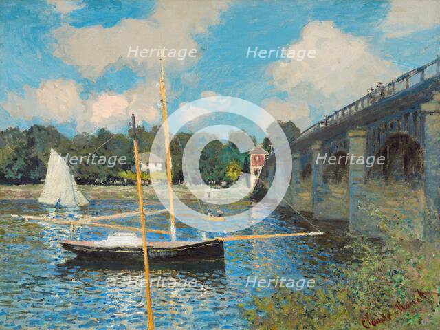The Bridge at Argenteuil, 1874. Creator: Claude Monet.