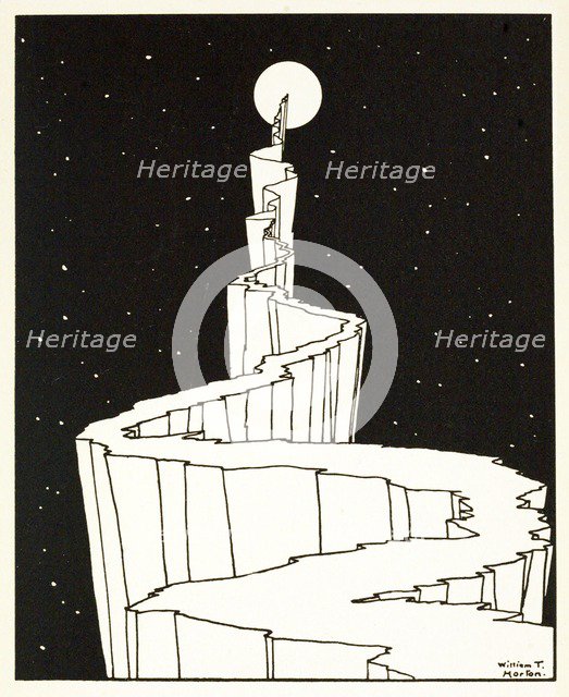 The Path to the Moon, from A Book of Images, pub. 1898. Creator: William Thomas Horton (1864 - 1919).