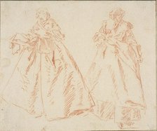 Two Standing Women, n.d. Creator: Nicolas Lancret.