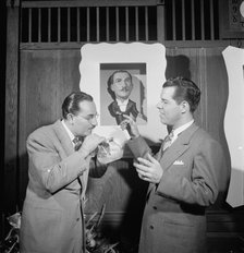 Portrait of Shep Fields and Tex Beneke, Glen Island Casino, New York, N.Y., May 16, 1947. Creator: William Paul Gottlieb.