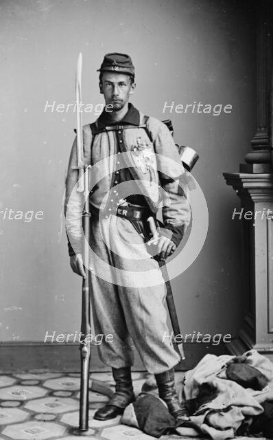 Private Francis E. Brownell, 1862. Creator: Unknown.