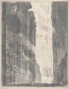 Fourth Avenue, 1910. Creator: Joseph Pennell.