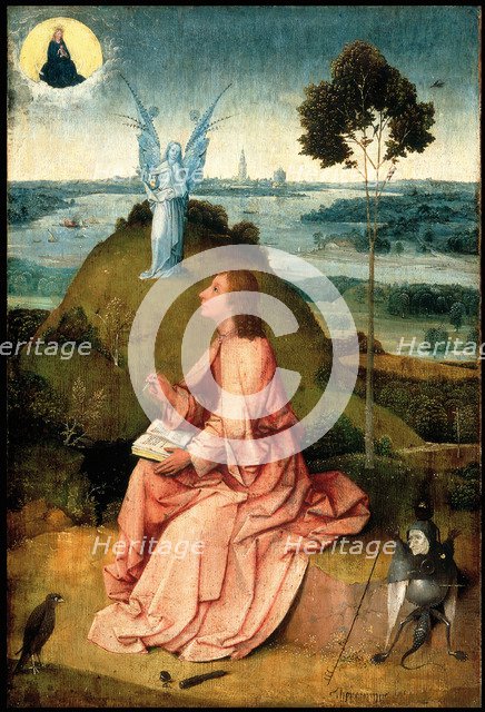 Saint John the Evangelist on Patmos, c. 1505. Artist: Bosch, Hieronymus (c. 1450-1516)