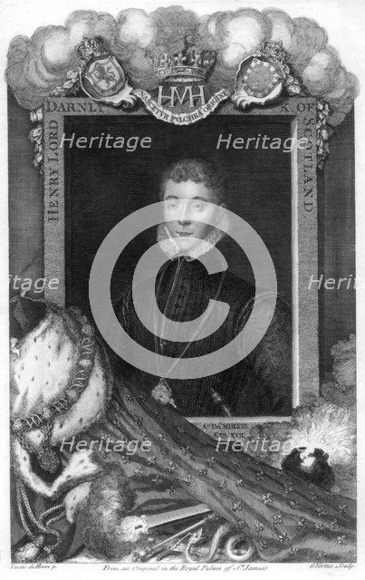 Henry Stewart, Lord Darnley, King Consort of Mary, Queen of Scots, (18th century).Artist: George Vertue