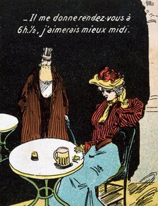 Vintage French postcard, c1900. Artist: Unknown
